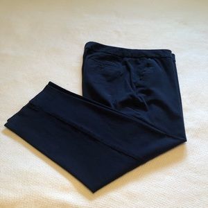 Blue cotton trousers